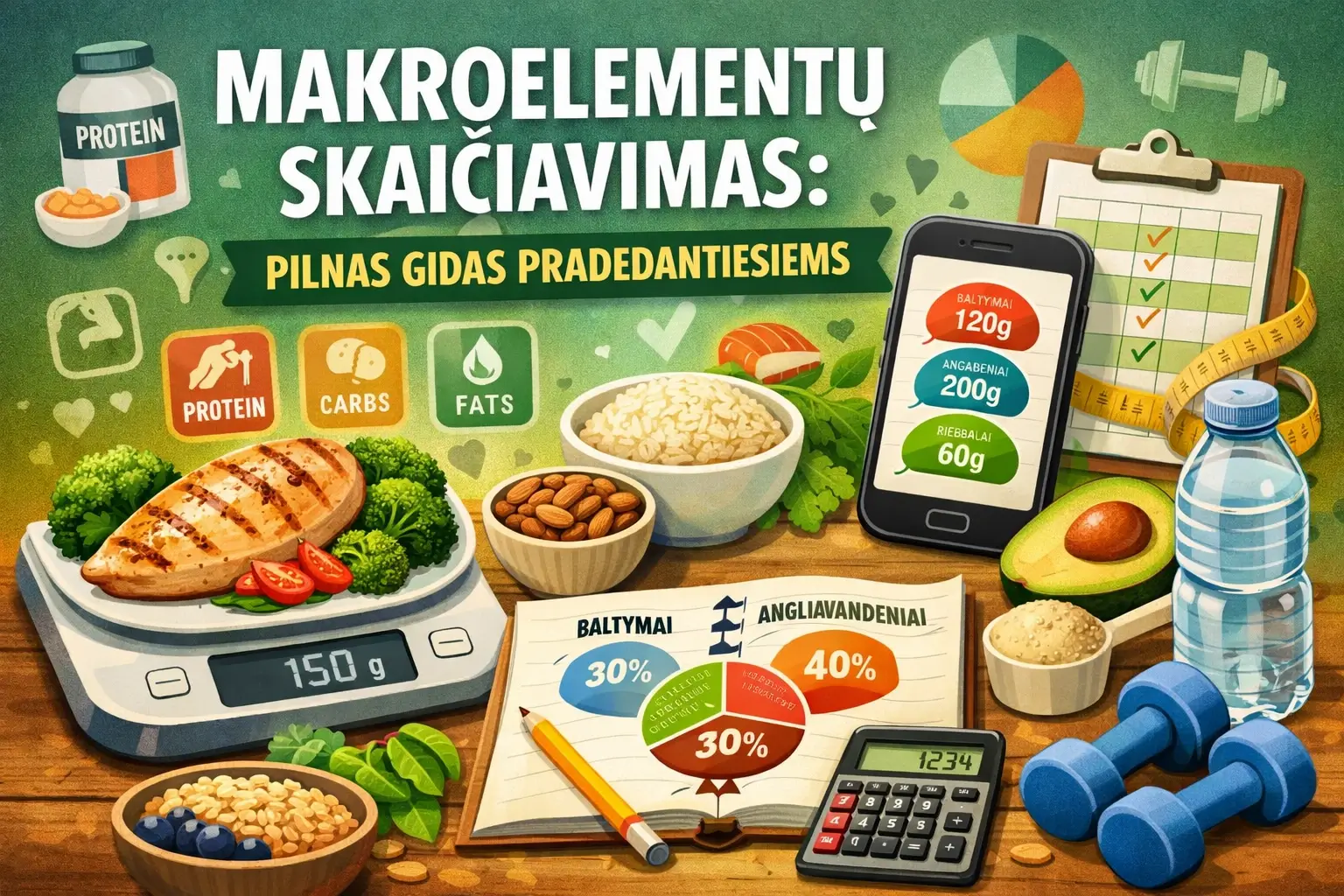 Makroelementų skaičiavimas