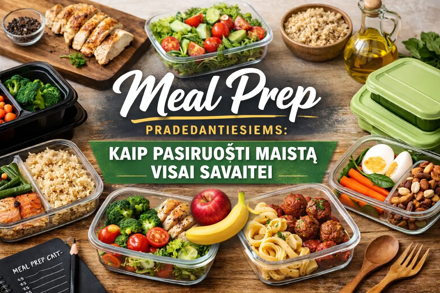 Meal prep pradedantiesiems
